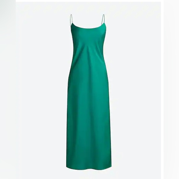 NWT J. Crew Gwyneth Slip Dress in Luster Charmeuse Size 14 - Picture 3 of 16